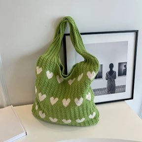 bags : Strandtas Beige - Duurzame Bohemian Tas in Groen van Pantino