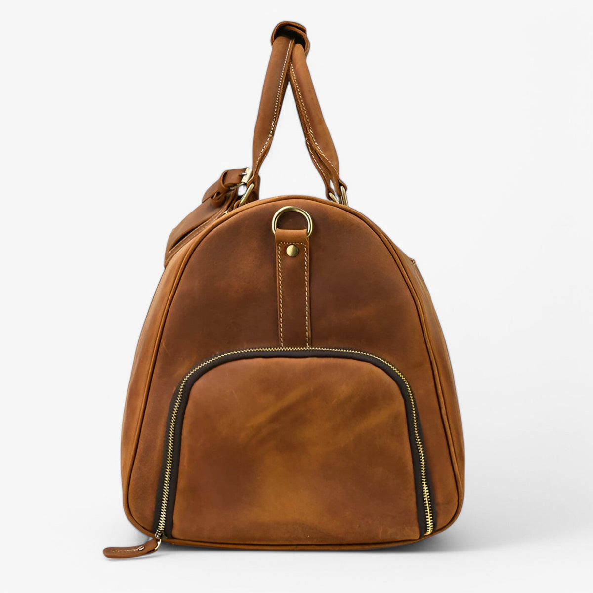 bags : Reistas Bruin 55cm - Elegante Lederen Leer in van Pantino