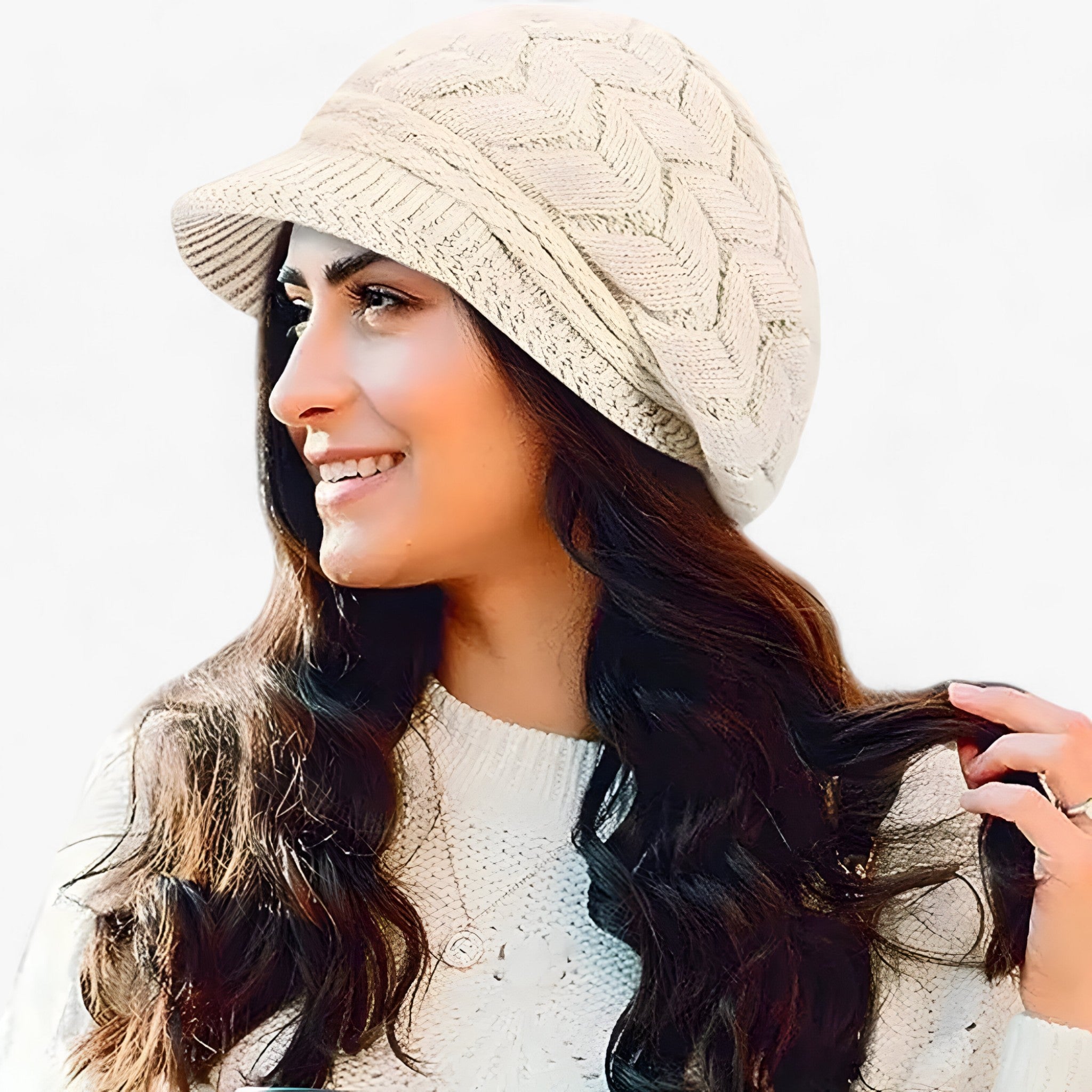 Beanie : Muts Dames Beige - Wintermuts voor in Beige van Pantino