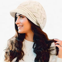 Beanie : Muts Dames Beige - Wintermuts voor in Beige van Pantino