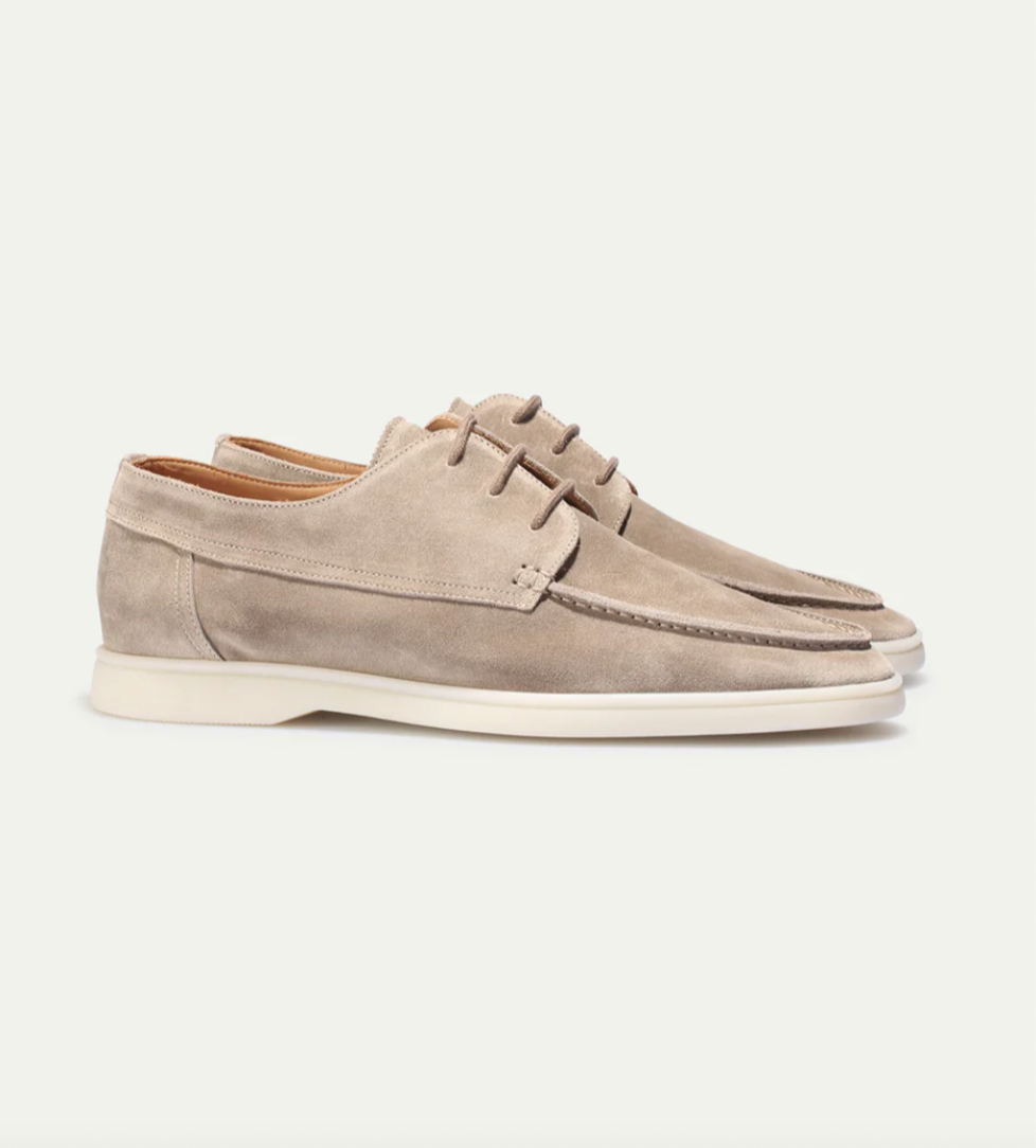 Shoes : Heren Derby met veters in Dadelpruimen van Pantinoshop