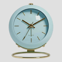 Stille Kwarts Bureauwekker - Vintage Tafelklok voor Slaapkamer/Kantoor
