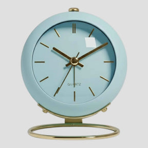 Stille Kwarts Bureauwekker - Vintage Tafelklok voor Slaapkamer/Kantoor
