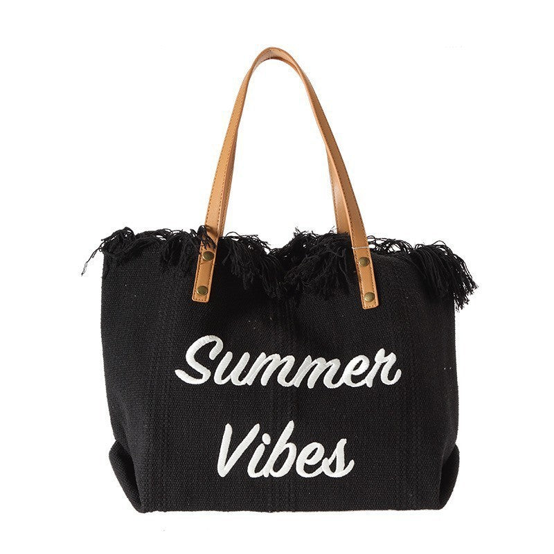 bags : Fashion Strandtas Reistas - Groen in Zwart van Pantino