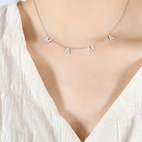 Necklace : Moeders Halsketting - Goud in Zilver van Pantino