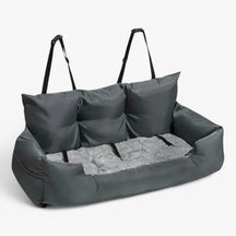 pets : Luxe Hondenbed voor Auto Cozyride - Militair Groen in Donker Grijs van Pantino