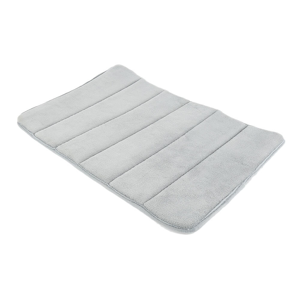 home & garden : Memory Foam Badmat - Zilver Grijs in van Pantino