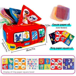 other : Sensory Box - De Tissuedoos Sensatie voor Je Kleintje in Bus (BIJNA UITVERKOCHT) van Pantino