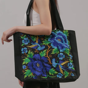 bags : Praktische Draagtas - Rood in Blauw van Pantino