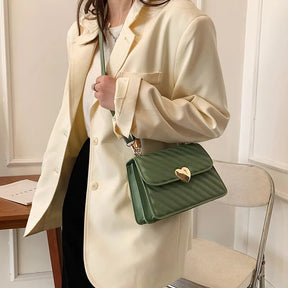 bags : Draagtas met Hart - Khaki in van Pantino