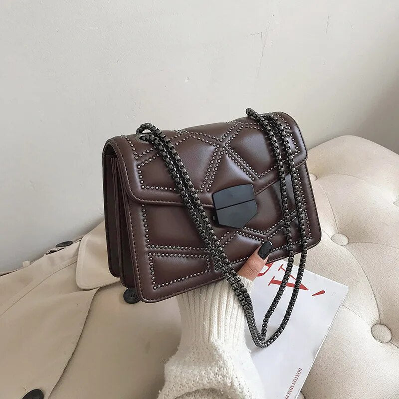 bags : Kleine Tas Leder - Donkerbruin in Donkerbruin van Pantino