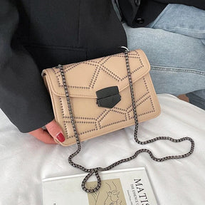 bags : Kleine Tas Leder - Donkerbruin in Khaki van Pantino