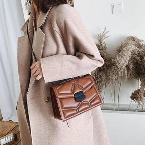 bags : Kleine Tas Leder - Donkerbruin in van Pantino