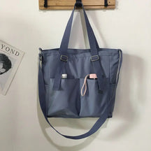 bags : Crossbody Tas Dames Zwart - Waterdicht Grote Capaciteit - Oxford Stof in Blauw van Pantino