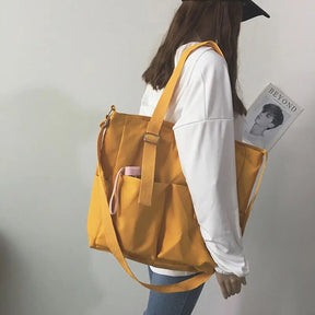 bags : Crossbody Tas Dames Zwart - Waterdicht Grote Capaciteit - Oxford Stof in van Pantino