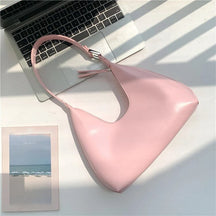 bags : Vrijetijdstas Dames - Kleine Luxe PU-Leer Stijl - PU-Leer in Roze van Pantino