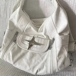 bags : Witte Schoudertas Dames Leer - Wit in van Pantino