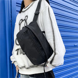 Damentasche Nylon - Schwarz
