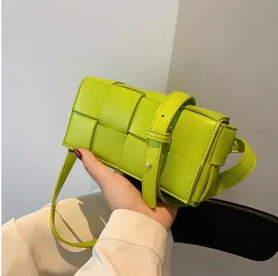 bags : Clutch Wit - ChicClutch - In Eenvoud in Kiwigroen van Pantino