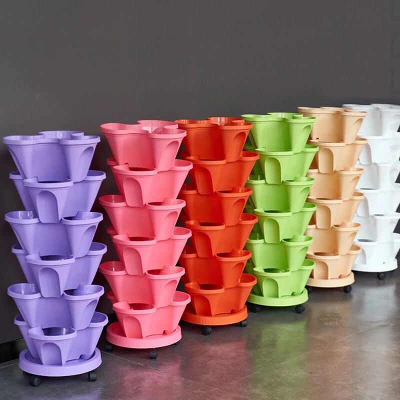 home & garden : PlantTower - Rood - Woonaccessoire in van Pantino