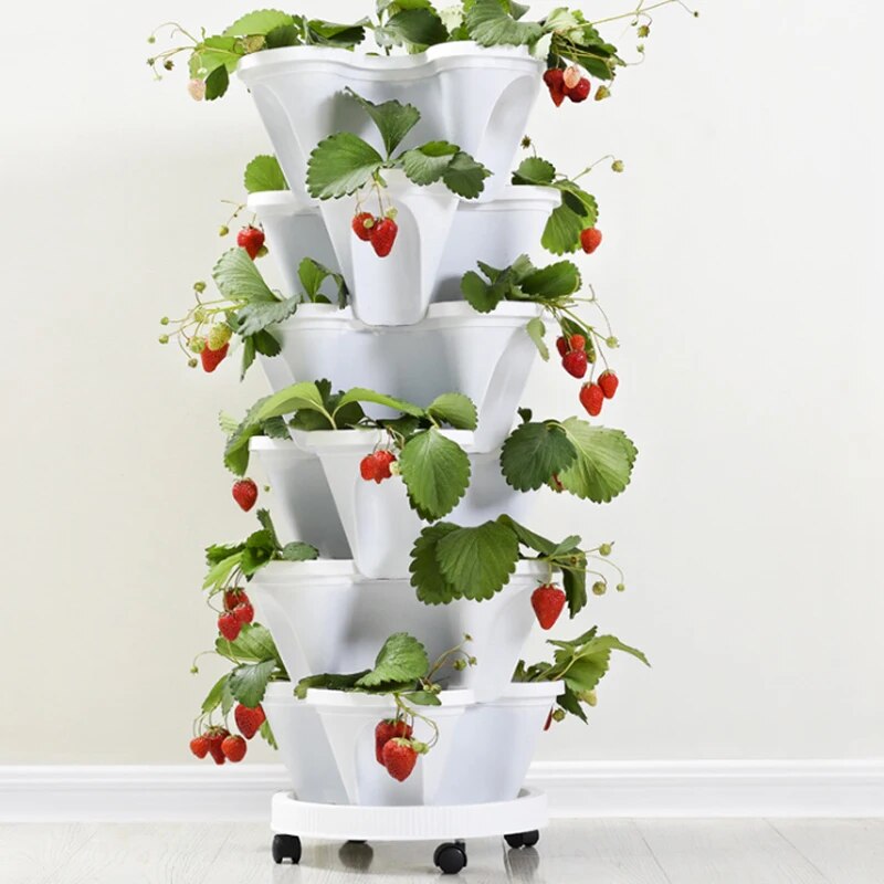 home & garden : PlantTower - Rood - Woonaccessoire in van Pantino
