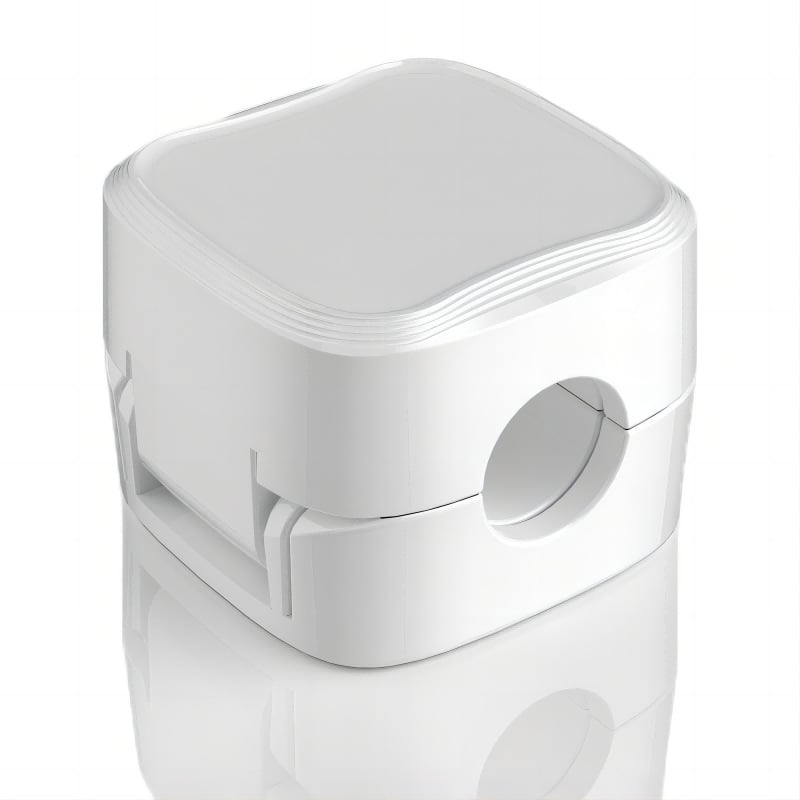 gadgets : Kabelhouder Set Zwart 6 Stuks - Anti-Kabelrommel Bureau - Siliconen in van Pantino
