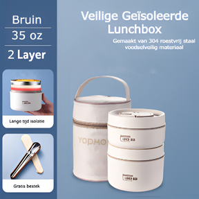 home & garden : MealBox - (gratis Bestekset + Draagtas T.w.v. € 19.95) - Wit in van Pantino