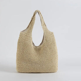 bags : Handtas Dames Bruin Hout - Stijlvolle & Natuurlijke Schoudertas in Beige van Pantinoshop