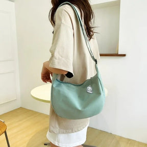 bags : Schoudertas Dames Paars - Harajuku Stijl - Canvas in van Pantino