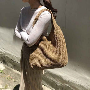 Bags : Dames handtas Splendour van natuurlijk hout, elegant en uniek voor elke gelegenheid in Marron van Pantino
