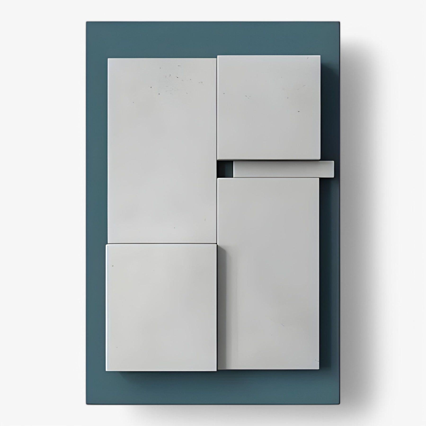 home & garden : Abstracte Kunst Decoratie Wit - Moderne Sculptuur Woonkamer - Hars in Wit Groen van Pantino