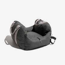 pets : Draagbare Honden Reismand Donkergrijs - Veilig Comfortabel Reizen - Polyester in Stof Donkergrijs van Pantino