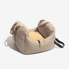 pets : Draagbare Honden Reismand Donkergrijs - Veilig Comfortabel Reizen - Polyester in Stof Khaki van Pantino