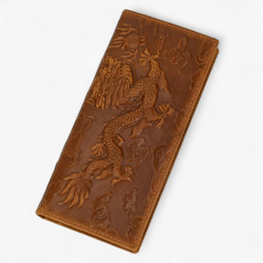 bags : Bifold Portemonnee Heren - Vintage en Duurzaam in dragon-licht van Pantino