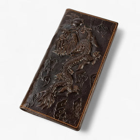 bags : Bifold Portemonnee Heren - Vintage en Duurzaam in dragon-chang van Pantino