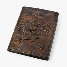 bags : Bifold Portemonnee Heren - Vintage en Duurzaam in dragon-shu van Pantino