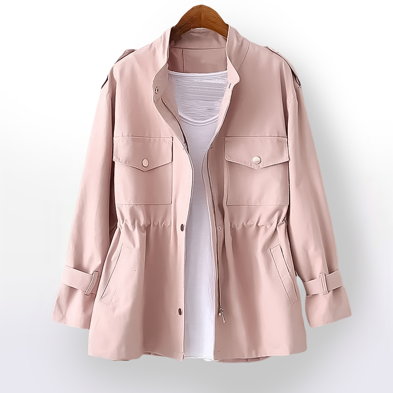 Trench Coat : Trenchcoat Wit - Bellavento - All Season in Roze van Pantino