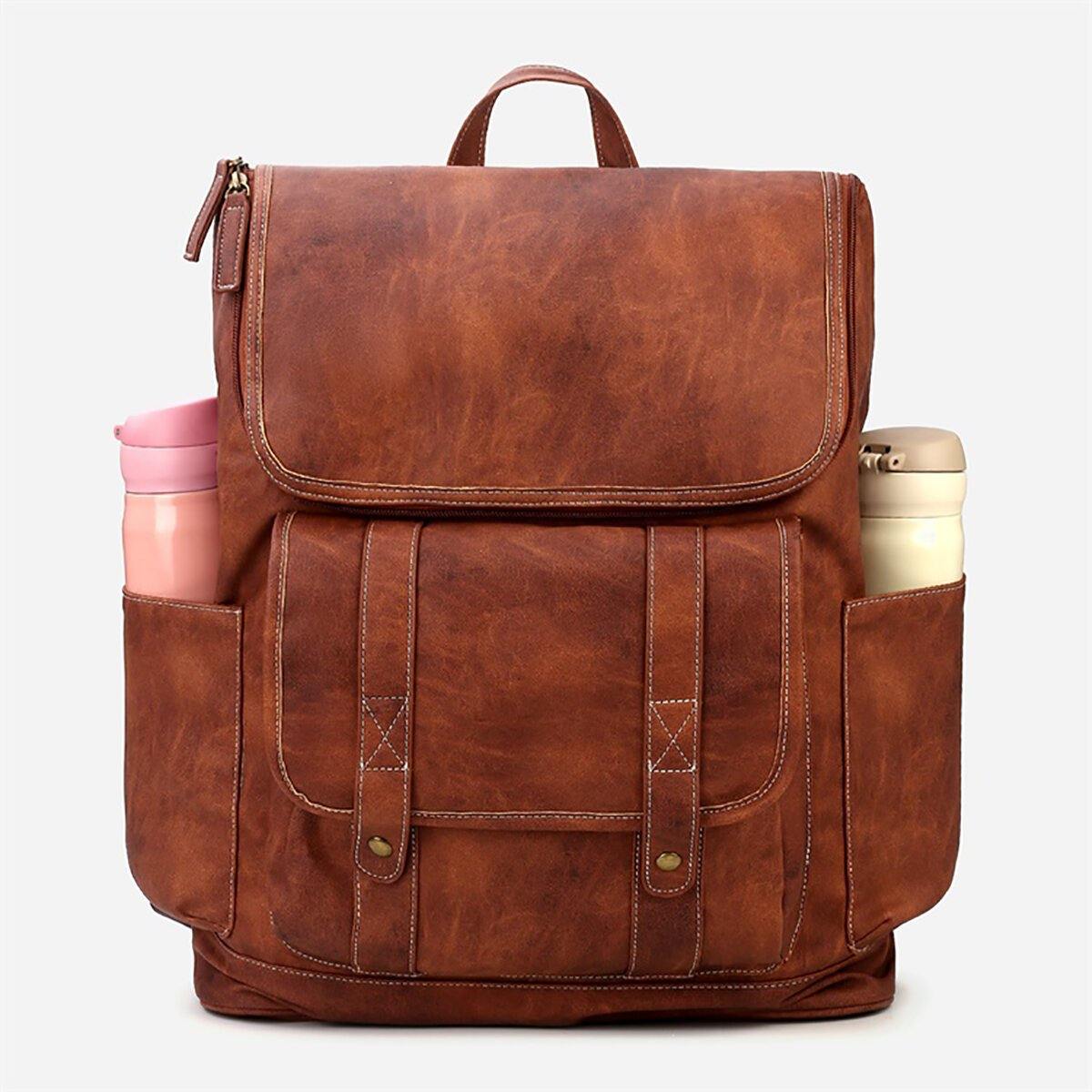 bags : Rugzak Heren Zwart - Vintage Anti-Diefstal Laptoprugzak voor , Geschikt voor 15,6 Inch in van Pantino