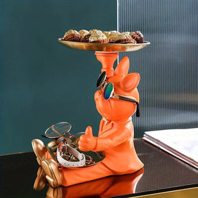 home & garden : Decoratief Bulldog Standbeeld - Oranje in van Pantino