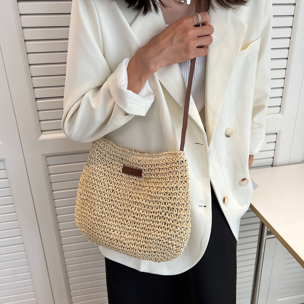 bags : Leren Damestas Beige - Elegante Schoudertas van Echt Leer in van Pantino