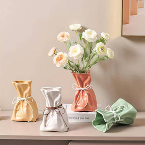 home & garden : Bloemenvaas Hars Veelkleurig - Luxe Kunstobject Woonkamer - Hars in van Pantino
