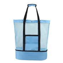bags : Kustlijn Wanddecoratie Groen - Maritiem Woonaccessoire in Hemelsblauw van Pantino