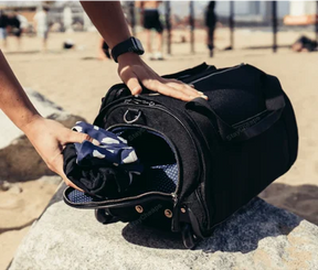 bags : Converteerbare Kledingtas - Bruin Leer - Weekendtas Heren in van Pantino