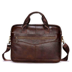 bags : Crossbody Tas Heren een Soort Bruin - Echt Lederen Herentas Toplaag Koeienhuid Lederen Schoudertas in C-type bruin van Pantino
