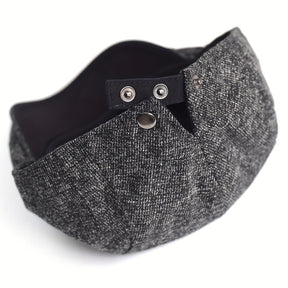 Newsboy Hat : Warme Newsboy Hoed, Cabbie Hoed, Gatsby Hoed Vintage - Zwart in van Pantino