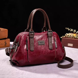 bags : Handtas Rood - Elegante Vintage in Rood van Pantino