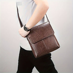 bags : Crossbody Tas Heren Zwart - Men 1pc Vintage Messenger Bag voor Vintage in van Pantino