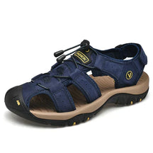 outdoor equipment : Bruine Heren-Sandalen in Blauw van Pantino