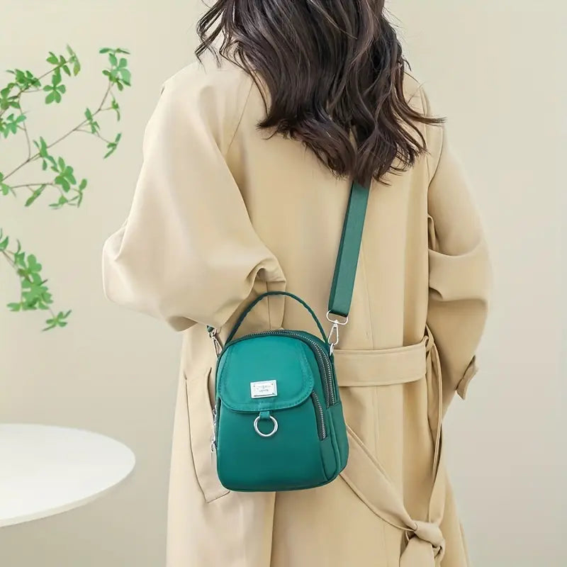 bags : Schoudertas Dames Zwart - ShoulderBag - Voor in van Pantino