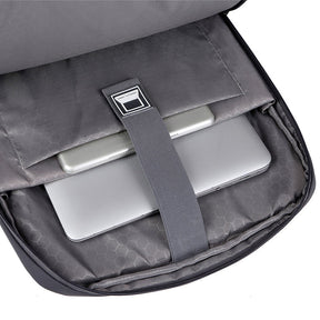 bags : Rugzak Heren Zwart - Stroomlijn Executive Waterdichte Laptoprugzak in van Pantino